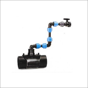 Water Service Connection From PE Distribution Network Components Used