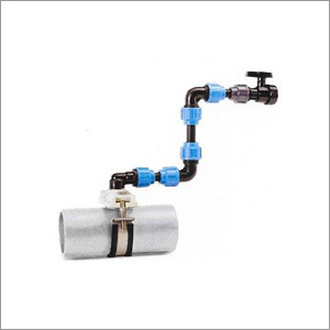 Water Service Connection From PVC Distribution Network Components Used