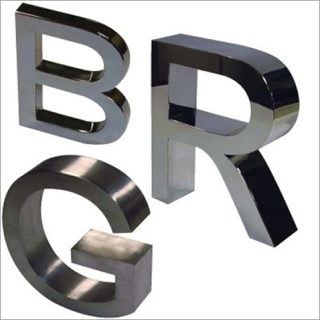 Stainless Steel Name Letters