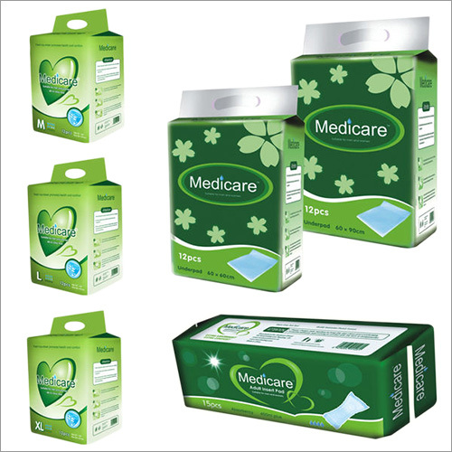 Disposable Adult Diaper In Bales