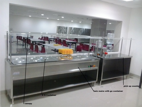 Bain Maire With Pick Up Counter
