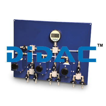 Three Ways Pressure Panel By DIDAC INTERNATIONAL