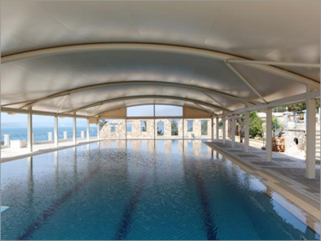 Swimming Pool Tensile Coverings Shed