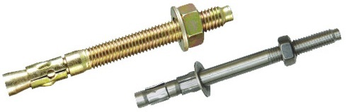 Through Bolt Anchor - M12 Thread Size 140 mm Length | Ideal for Fixing Brickwork Supporting Angles Restraint Steel-Work and Vehicle Barriers