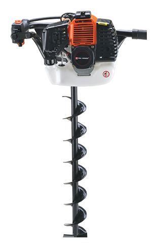 Earth Auger Driller - Steel, Aluminum, 200 mm Max Drill Dia | Gasoline Engine, Efficient Drilling, Easy Operation