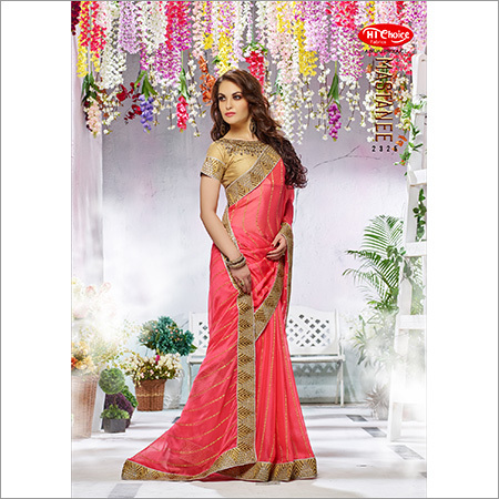 Crepe Designer Sarees