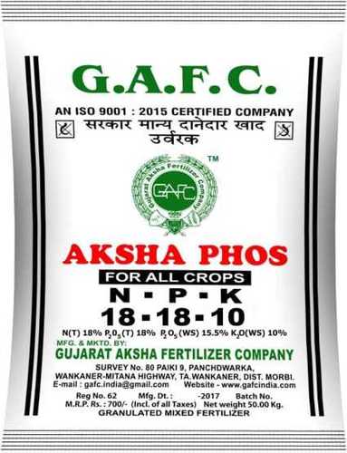 NPK 18 18 10 Fertilizer