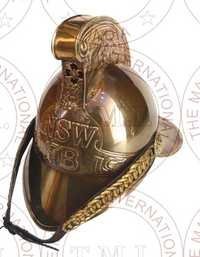 Brass Antique Fireman Armour Helmet