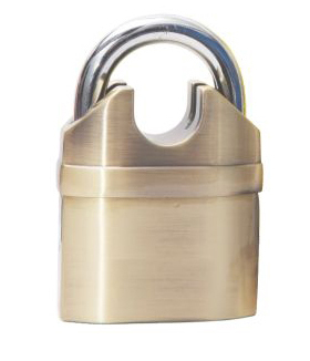 Alarm Pad Lock - Zinc Alloy Body Stainless Steel Shackle 70-100mm 110dB Alarm Impact & Cut Sensors Weatherproof Anti-Drill