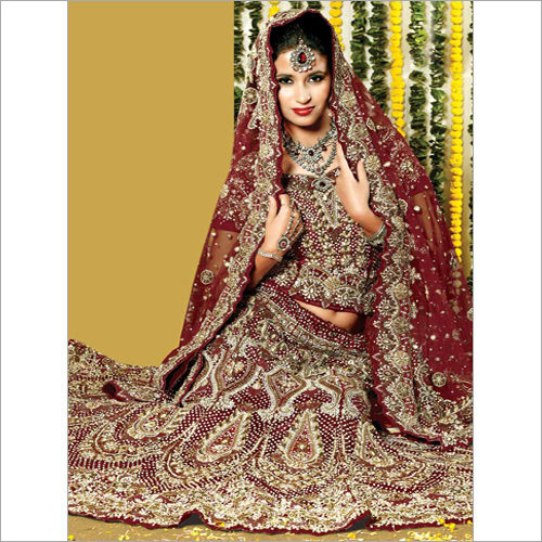 Maroon Designer Lehenga Choli