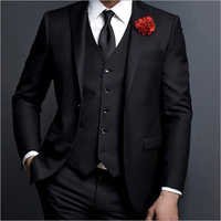 Black Men's 3 Piece Suits