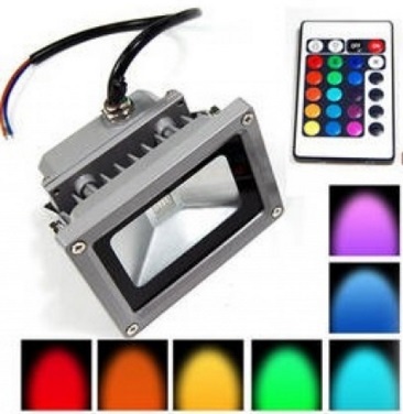 Red Flood Light
