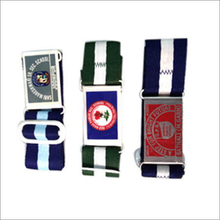 Semi Satin Belts - Satin Material, Customized Size | Unisex Design with Customized Badge Logo for Middle School Uniform