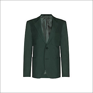 School Blazer - Cotton Fabric, Customized Size , Long Sleeve V-Neck with Bead Detailing and Customized Logo for High School Male Uniform