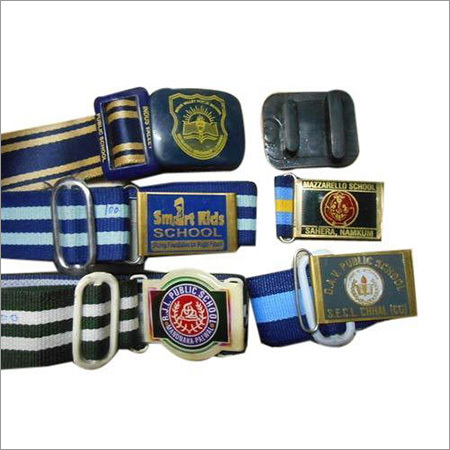 School Belt - Polyester Material, Customized Size | Unisex Design with Printed Technics and Customized Logo for Middle School Uniforms