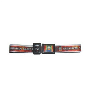 Printed School Belt - Polyester, Customized Size | Unisex, Customized Logo, Middle School Uniform, Printed Technics