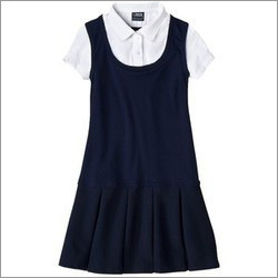 Girls School Uniform Collar Type: V Neck