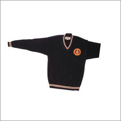 Woollen Sweaters Pullovers - Woolen Material, Customized Size | Unisex Design, Embroidered Logo, Long Sleeve, Middle School Uniform