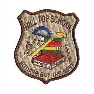 Brown Cloth School Badges