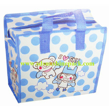 PP Woven Zipper Carrying Bags - Customized Sizes Recyclable Plastic Material | Flexiloop Patch & Shoulder Length Handles Various Printing Options
