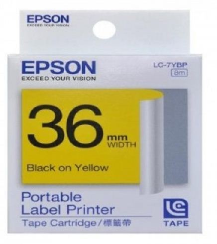 Black On Yellow Tape Cartridge
