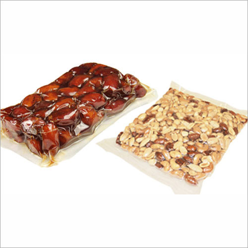 Dry Fruit Vacuum Pouches - PVC Material, Transparent Color, Soft Texture, Flat Pouch Style | High Stretch Ability, Retains Freshness and Crispness