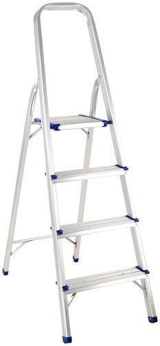 4 STEP PLATFORM ALUMINIUM LADDER