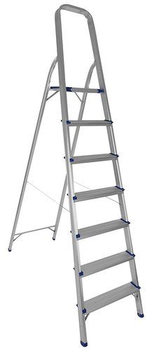 7 STEP PLATFORM ALUMINIUM LADDER