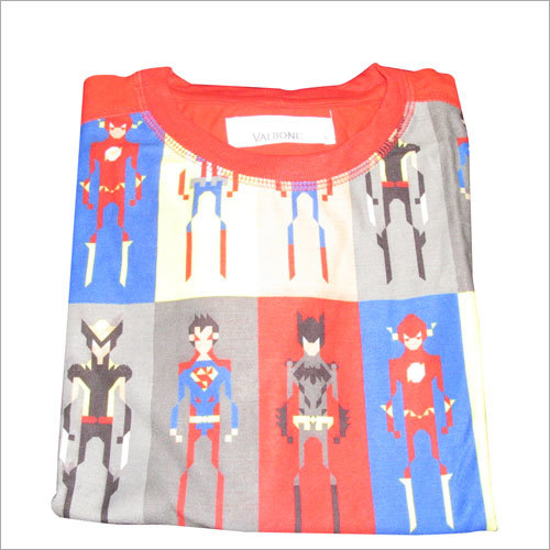 Designer T Shirts - Cotton, Multiple Sizes, Red | Soft Fabric, Stylish Design, Durable Sublimation Print, Comfortable Fit
