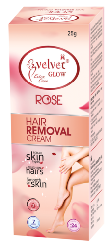 Velvet Glow  Hair Removal Cream(Rose) Age Group: 16 Year And Above