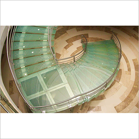 Stainless Steel & Glass Stairs Works