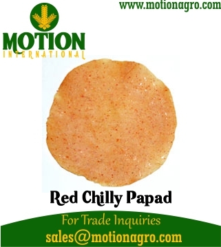 RED CHILLY PAPAD