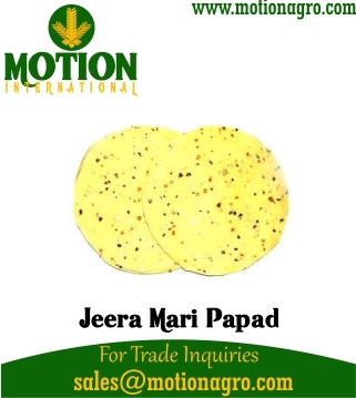 JEERA MARI PAPAD