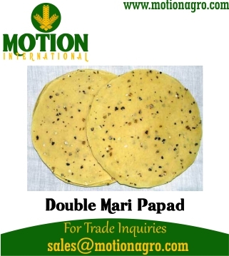 DOUBLE MARI PAPAD