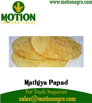 MATHIYA PAPAD