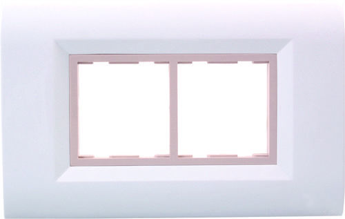 Cover Grid Frame - Module 4.0, White Color | Suitable for Industrial and Commercial Use