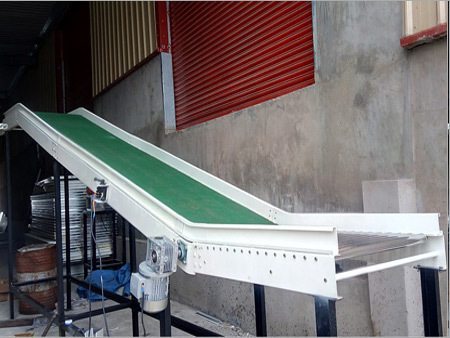 Stainless Steel Bag Loading Roller Conveyor