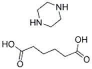 Piperazine adipate