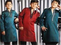 Red & Blue Kids Pathani Kurta