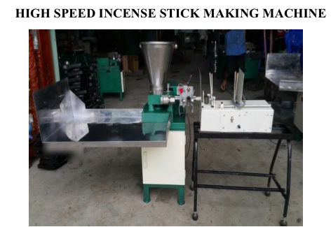 Green High Speed Agarbatti Making Machine