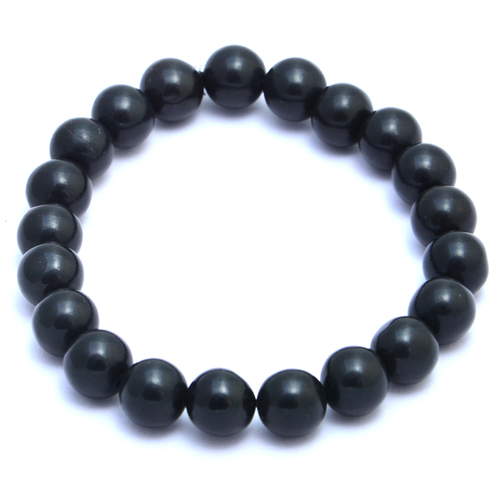 Same As Picture Black Onyx Gemstone Stretchable Bracelet
