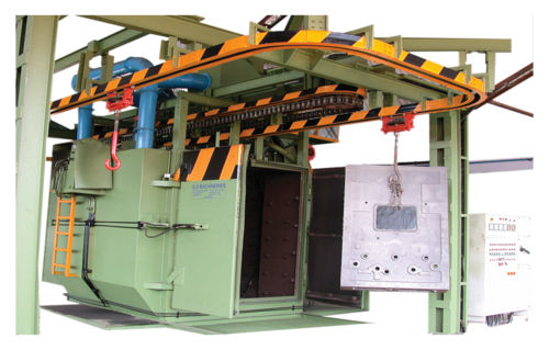 Hanger type Shot blasting machine