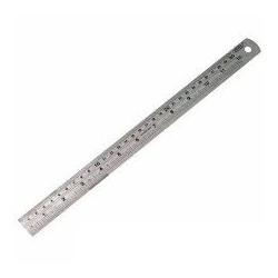 Stainless Steel Scales - 36 Inch | Durable Stainless Steel, Includes Conversion Table for Easy Measurements