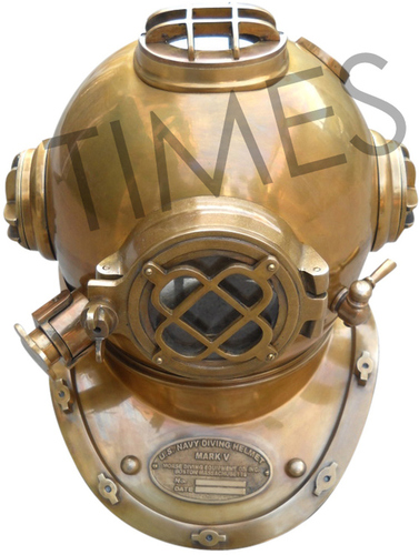 Antique Brass Diving Helmet