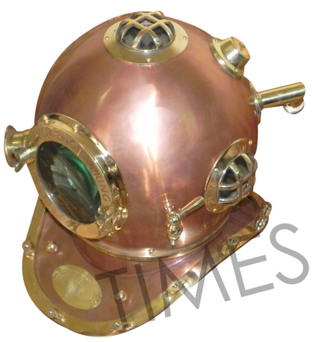 Antique Brass Diving Helmet
