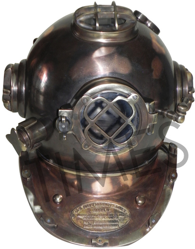 Antique Black Diving Helmet
