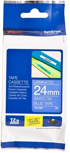 White On Blue Laminated Tape