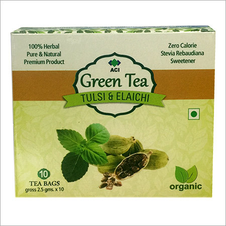 Tulsi Elaichi Green Tea Grade: A