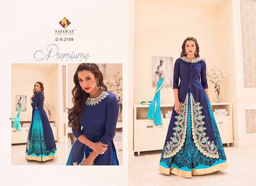 Blue Latest Designer Suit