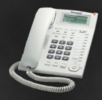 Landline Phone - 23x11x11 cm White, Wall Mounted, Corded | Caller ID, Handsfree Speakerphone, 20 Redial Memory, 39 cm Curl Cord